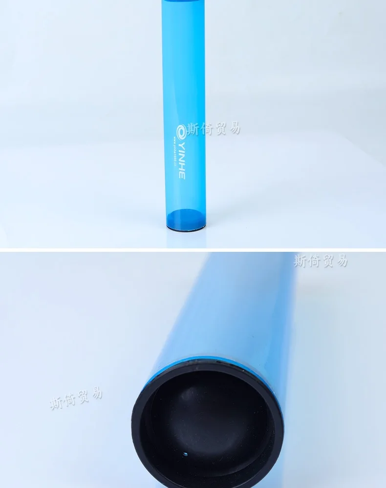 YINHE 탁구공 케이스 플라스틱 휴대용 보관 튜브는 6개의 공을 담을 수 있으며 고무 롤러로 사용할 수 있는 내구성 있는 보관 상자입니다.