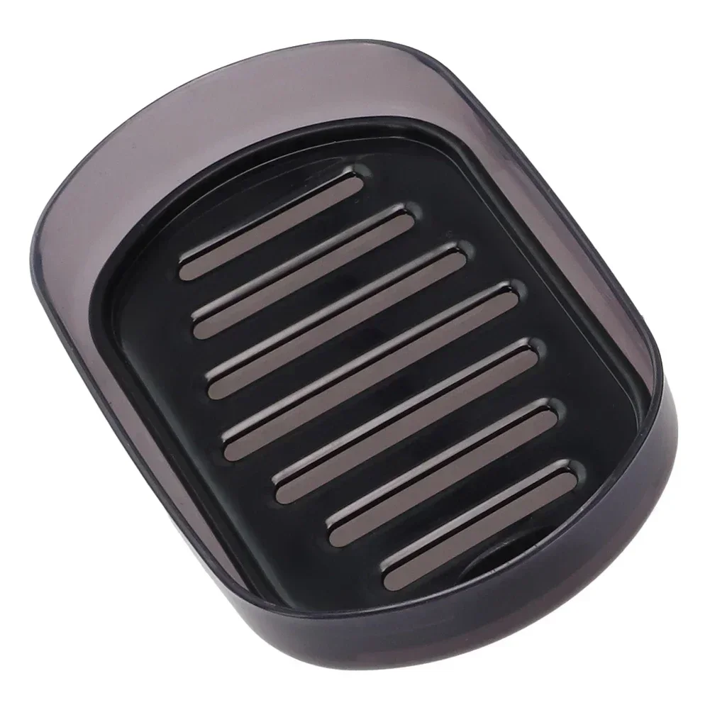 1pc Soap Box With Lid Travel Reusable Dish Holder Container Soap Case Bathroom Accessories PP Double Layer Drainage Net Handle 3