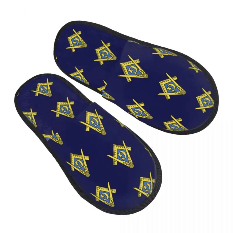 

Классические шлепанцы Freemason с рисунком, Женская Удобная Обувь из пены с эффектом памяти, тапочки для отеля