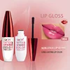 QICY Tattoo Lip Gloss Peel-Off Long-Lasting Moisturizing Liquid Lipstick with Waterproof Non-stick Cup Glossy Finish Nourishing 3