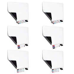 Magnetic Whiteboard-Sheet with Erase Markers for for Refrigerator Shopping List