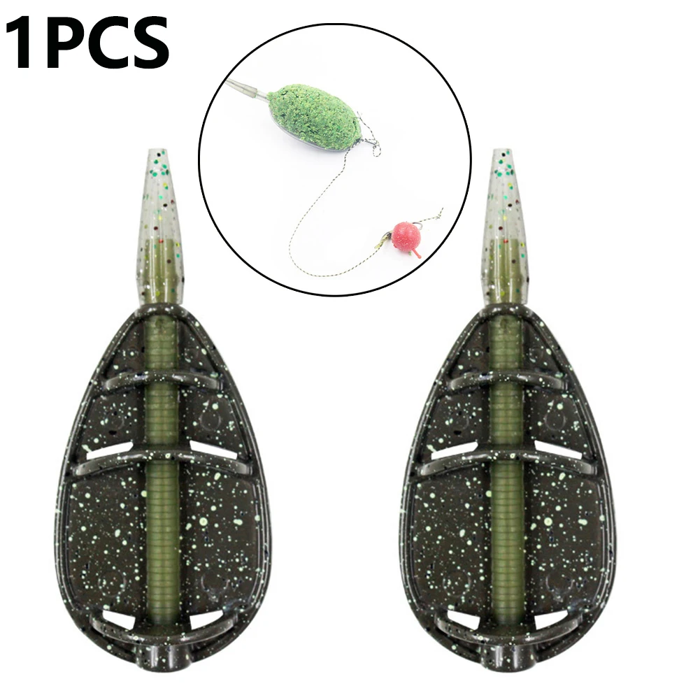25/35/45g Carp Fishing In Line Method Feeders Accessories Set Quick Release Flat Feeder And Bait Mould For | Спорт и развлечения