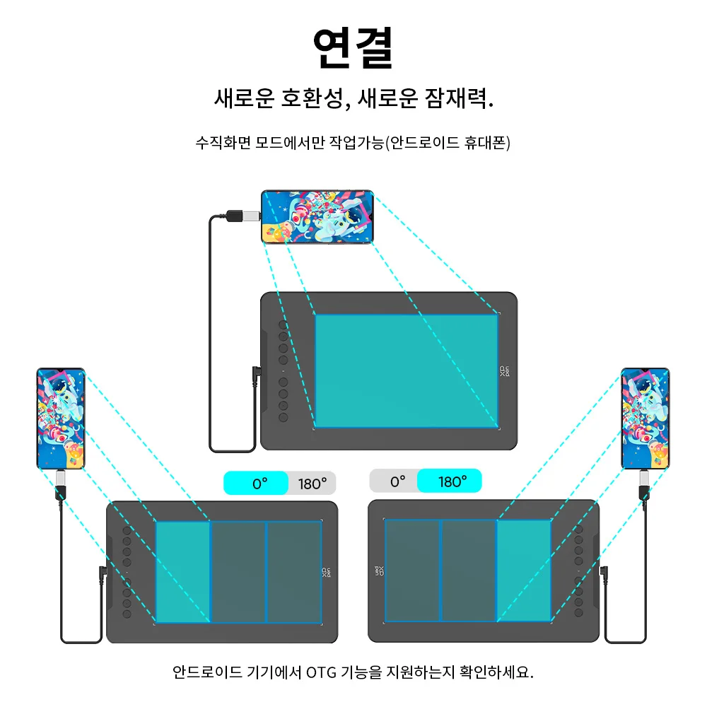 XPPen 그래픽 디지털 태블릿 드로잉 태블릿, 안드로이드 윈도우 맥용, 16384 단계 압력, 8 단축키, 10 인치, Deco01V3, 신제품