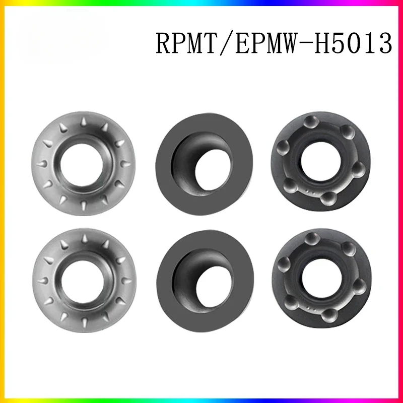 

Новое круглое лезвие R4 R5 R6 RPMT08T2 RPMW1204 RPMW1003, лезвие H5013 для обработки твердости, искусственная сталь