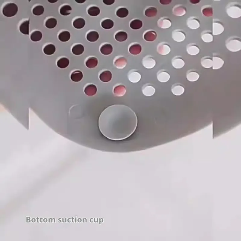Floor Drain Mat Sewer with Suction Cup Kitchen Bathroom Anti Clogging Hair Filter