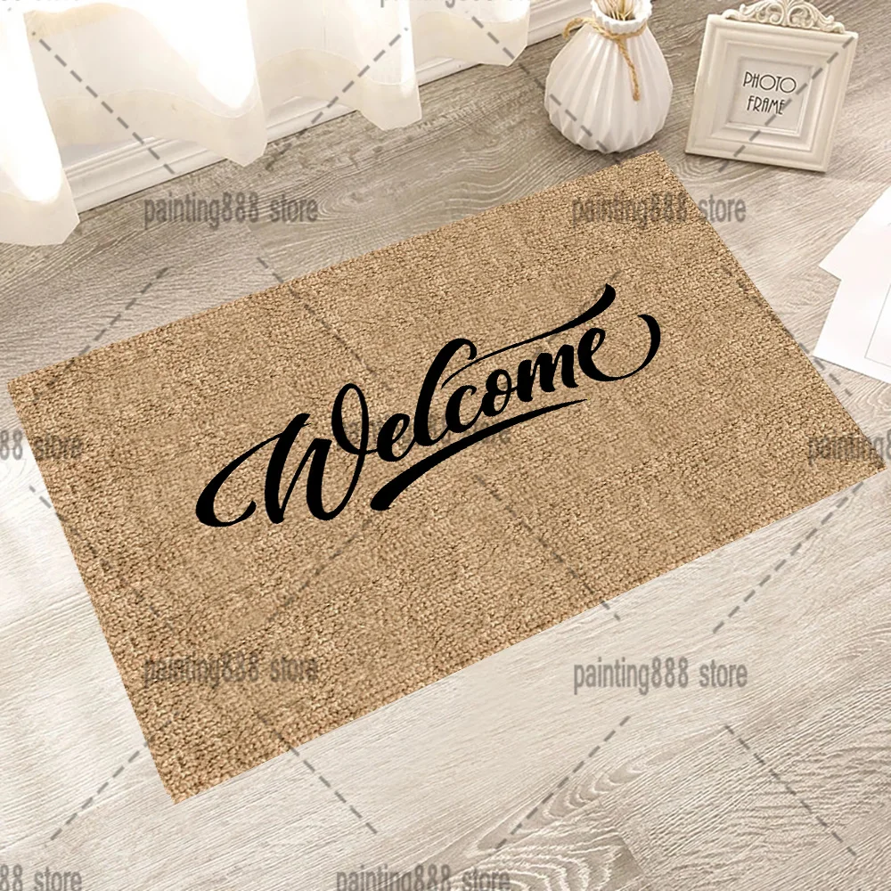 Indoor Doormat Welcome Mat Front Back Indoor Door Mats for Home