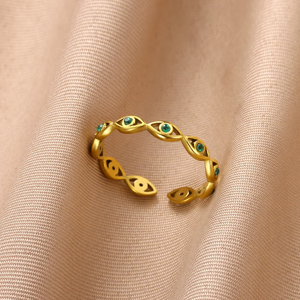 Luxury Gemstone Flower Stainless Steel Rings Zircon Adjustable Ring Women Wedding Anti Fading Jewelry Vacation Accessories Gift wedding rings,womens ring,cubic zircon ring,finger rings,jewelry rings,ring jewelry