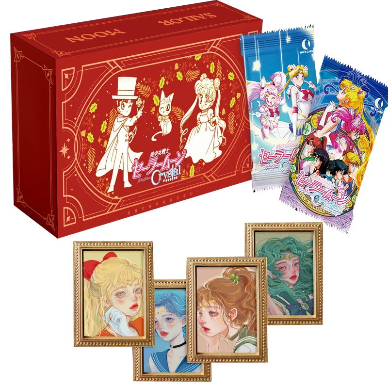 Sailor Moon Goddess Cards Goddess of Fate Collection Flash Card Anime Character SAILOR Battle Trading Cards Kids Birthday Gifts