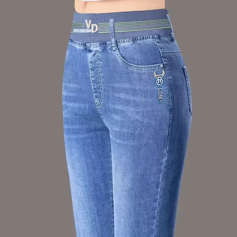 Jeans Oversize 26-38 Slim Denim Pants Women's High Waist Skinny