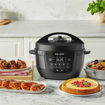7-in-1 Electric Multi-Cooker, Pressure Cooker, Slow Cooker, Rice Steamer, Sauté Pan & Yogurt Maker with Wide Base 1