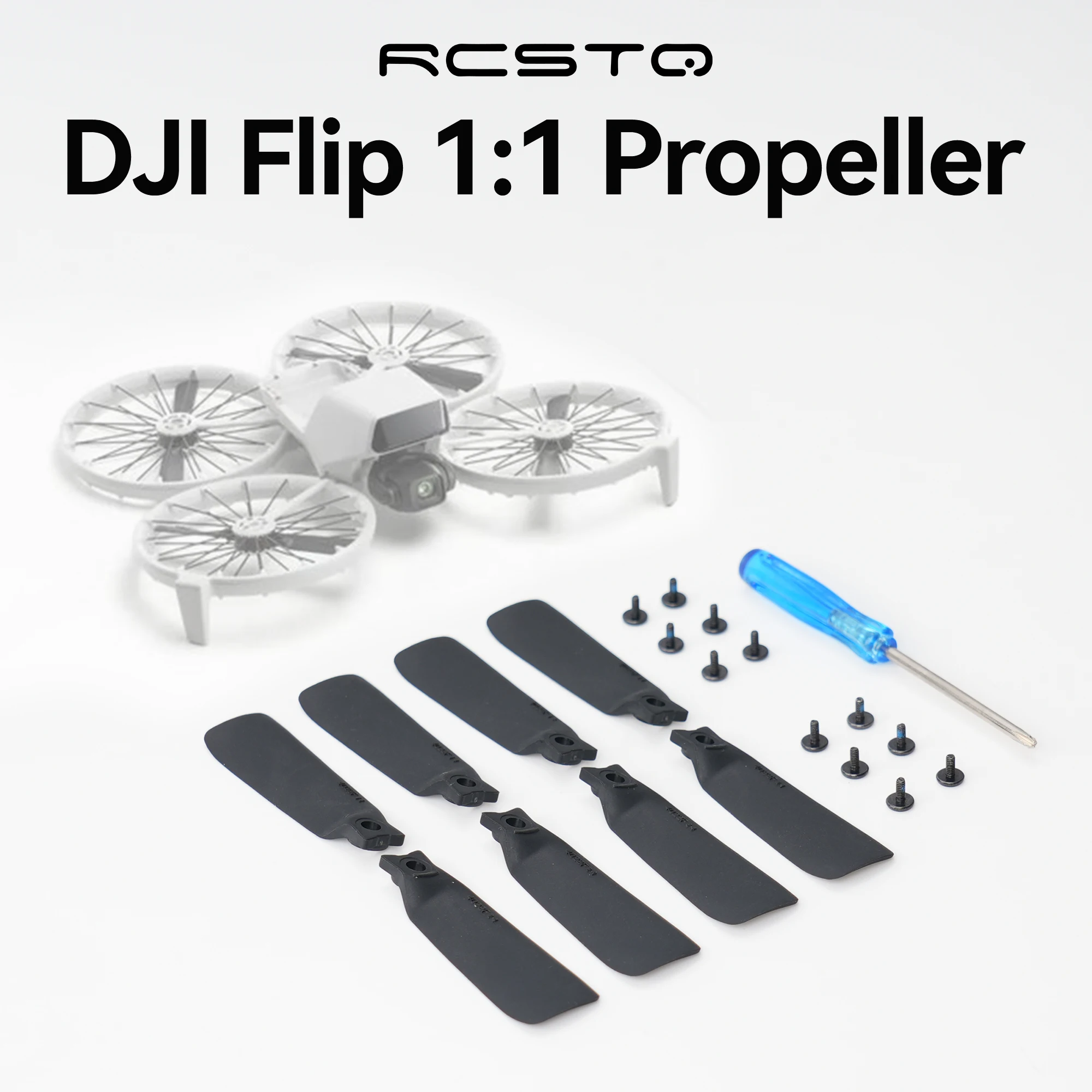 Brand New 2025 8PCS Propeller For Flip Drone Blade Quick Disassembly Replacemen