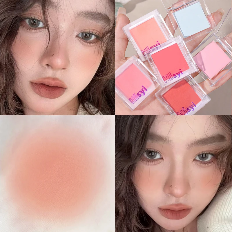 

Soft Matte Blush Natural Smooth Blusher Palette Peach Pink Red Rouge Cheek Long Lasting Nude Waterproof Face Makeup Cosmetics
