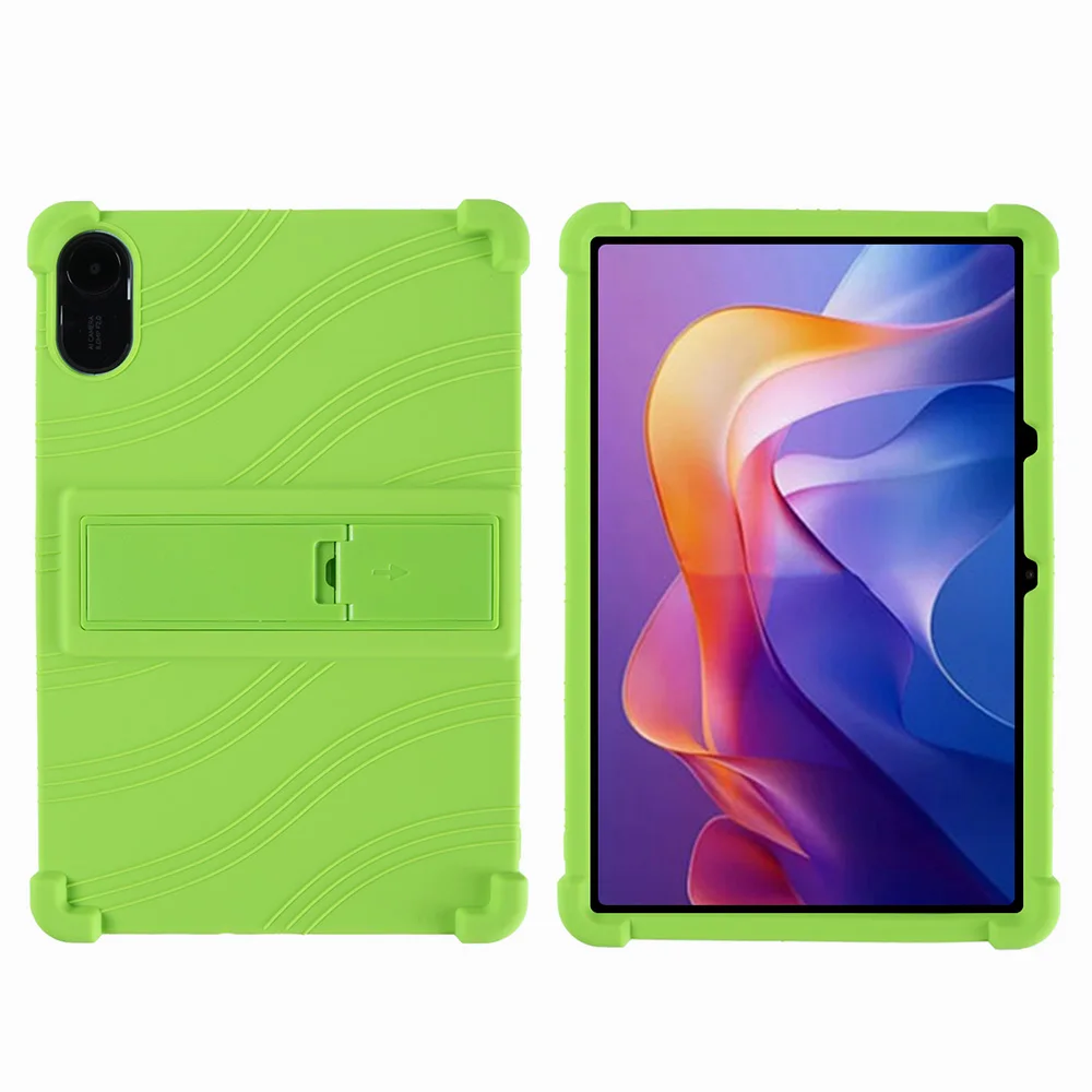 11-Inch Shockproof Soft Silicone Stand Protective Tablet Shell