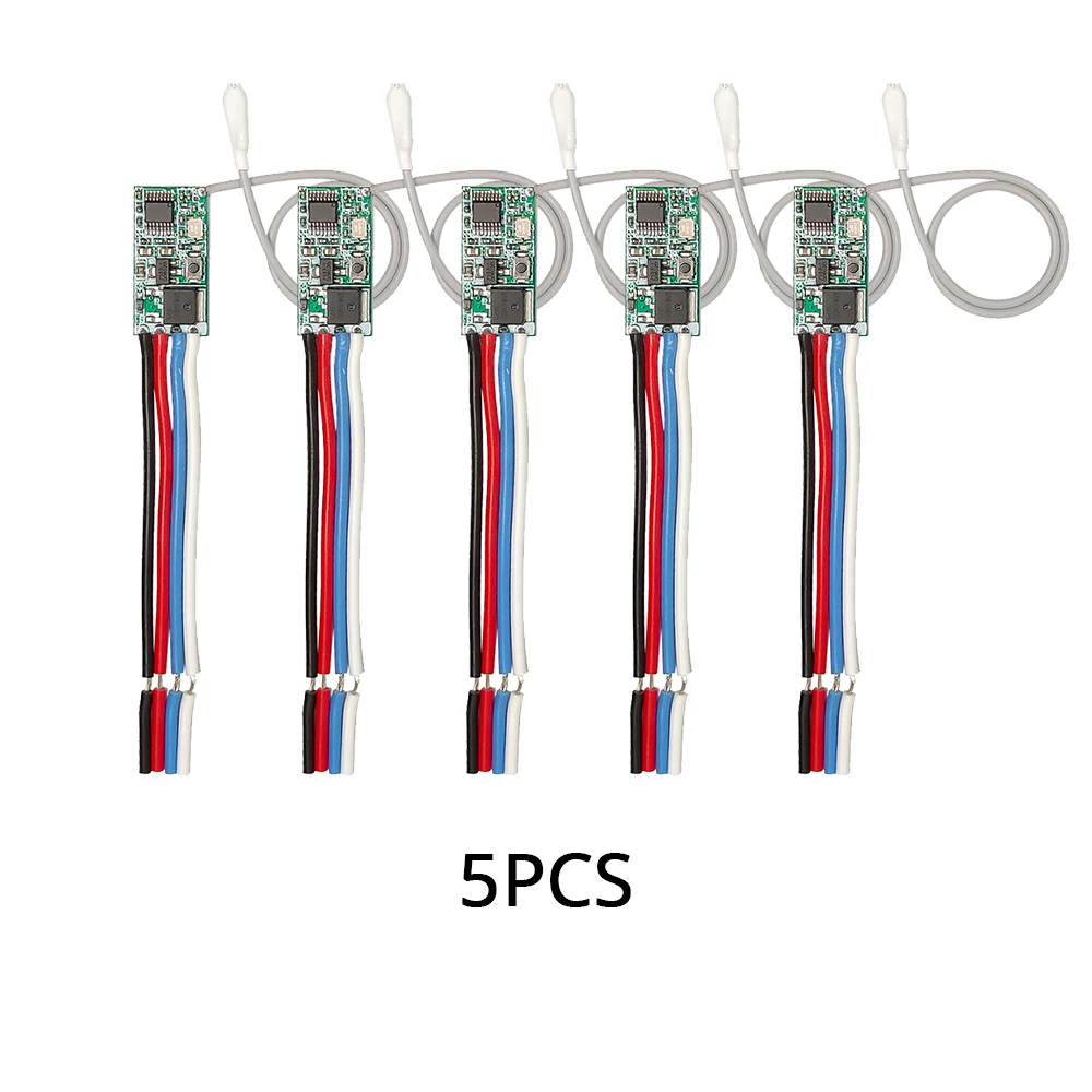 QIACHIP RF 433.92MHz kablosuz röle uzaktan kumanda anahtarı DC 3.6 V 5V 9V 12V 24V röle alıcı LED ışık kontrol kiti