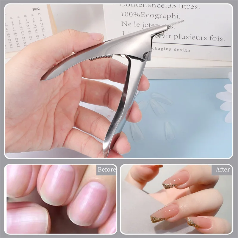False Nail Clipper Manicure Clamp Clippers Special Type U Word Cut False Manicure Tools Cut Clipper Nail Manicure Tools 6