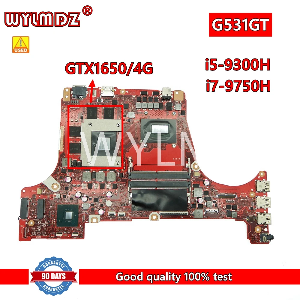 G531GT i5/i7 9th Gen CPU GTX1650/4G GPU Laptop Motherboard For Asus ROG Strix G G531GT G531G