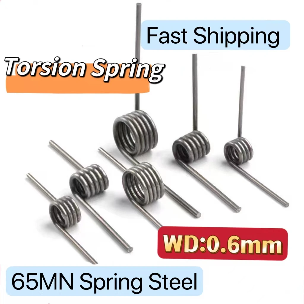 65Mn Steel VShaped Helical Torsion Spring Helicaltorsio Ring Wire
