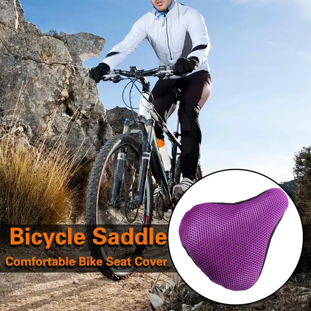 

Bike Seat Cover Ergonomics Bicycle Saddle Breathable 3D Honeycomb Mesh Seat Cushion Cycling Saddle Universal Bicycle Accessories