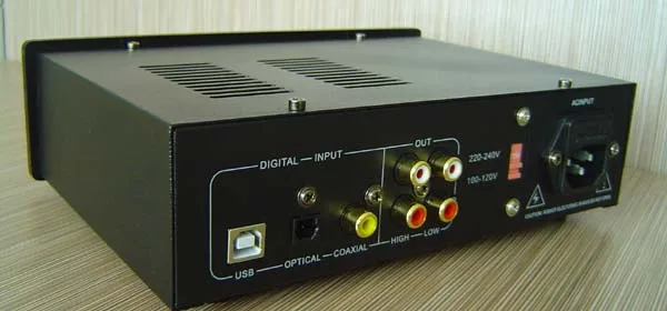 DAC-01B USB SPDIF DAC 하이파이 EXQUIS 동축 광학 24 비트 96kHz 디지털 디코더 헤드폰 출력
