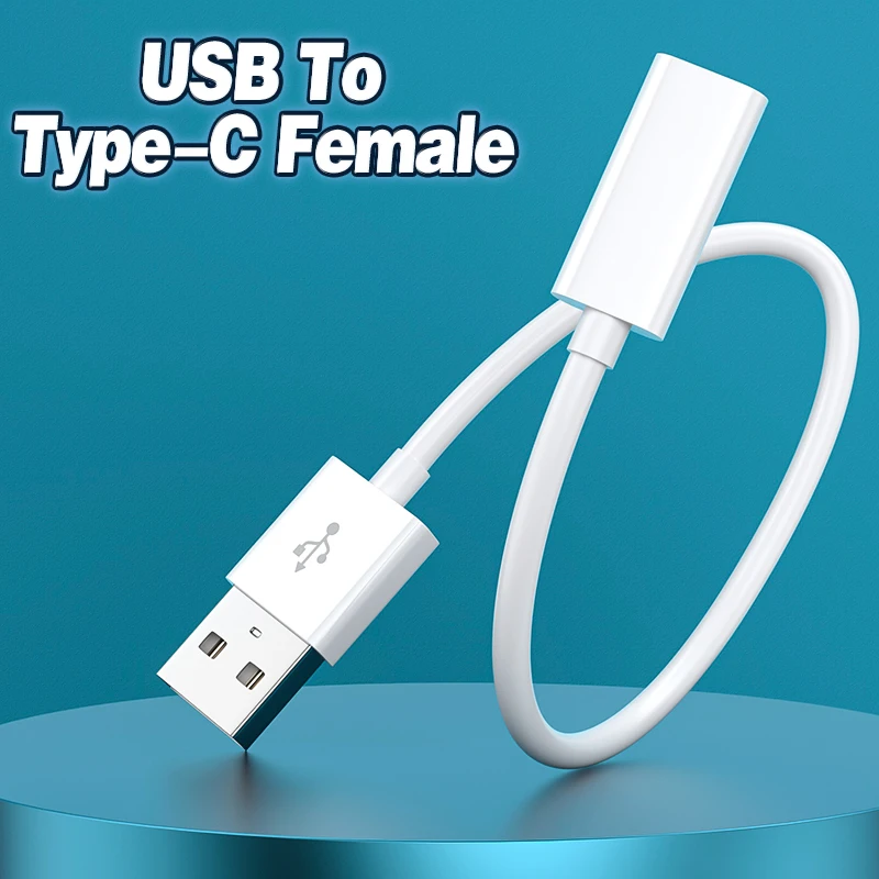 USBToTypeCFemaleConverterChargerCableforHuaweiFreelace