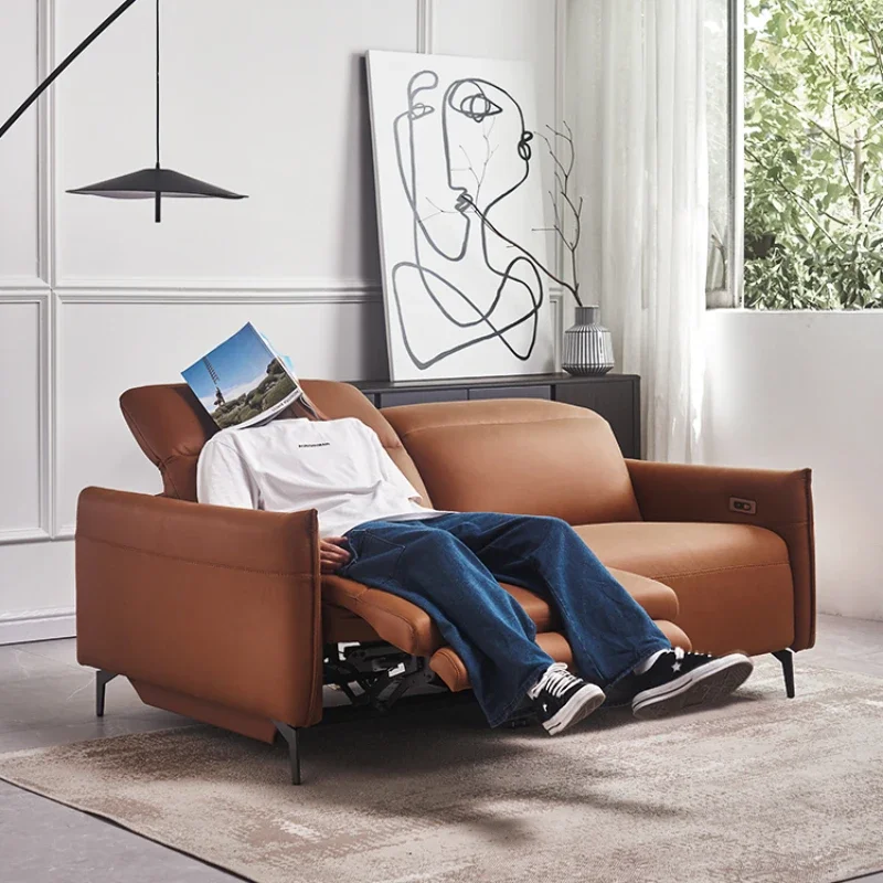 

Multi functional electric double three seater sofa, audio-visual room, small living room