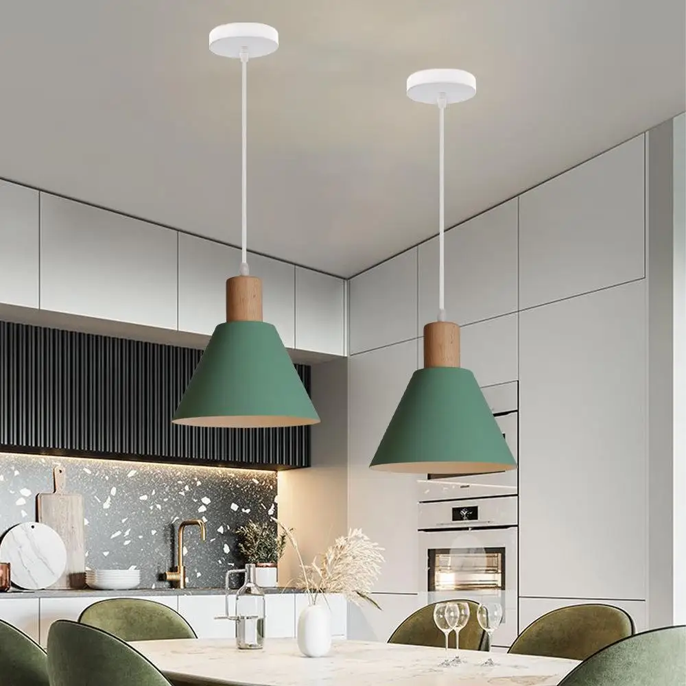 

New Simple Chandelier Light Luxury Dining Room Light study Light Macaron Single-Ended Adjustable Chandelier