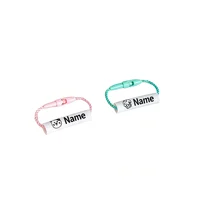 Étiquette personnalisée imperméable pour chaussures de bébé, cartable, gobelet, vêtements, étiquette de nom, cordon, anneau de nom pour bébé, étiquette de nom pour enfants, pendentif 6