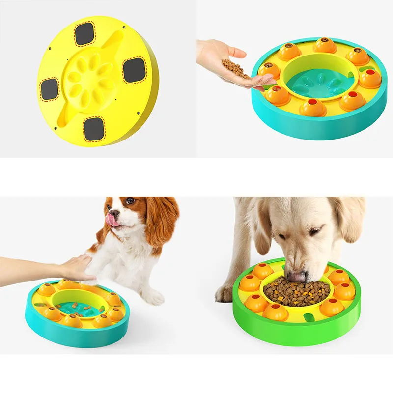 Dog Bowl Dog Puzzle Toys Dog Puzzle Feeder Interactive Dog Toys