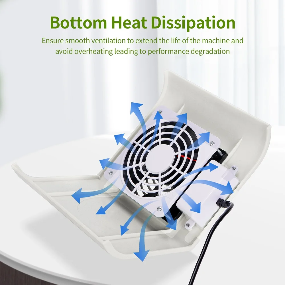 USB Mini Nail Dust Collector Portable Nail Dust Extractor Nail Vacuum Cleaner Fan With 2 Dust Filter Bags Nail Art Manicure