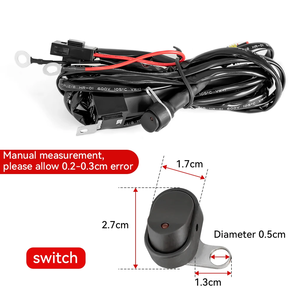 LED Fog Light Wiring Harness Relay Wire For BMW Motorcycles BMW R1250GS ADV F800GS R 1250 GS LC