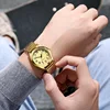Simple Classic Couple Watch Elastic Spring Strap Large Digital Waterproof Luminous Quartz Wrist Watch Men and Women Gift Clock 3