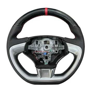 LS AUTO Intrecciatura sul Volante per Citroen DS3 2011 Copertura per cucire a mano Cucire a mano Wrap Fundas De Volante per ds3 racing