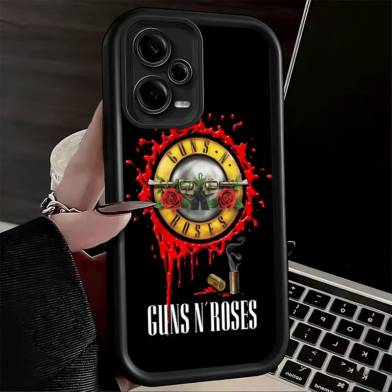 Stylish Soft Protective Phone Case with Rock Band Design