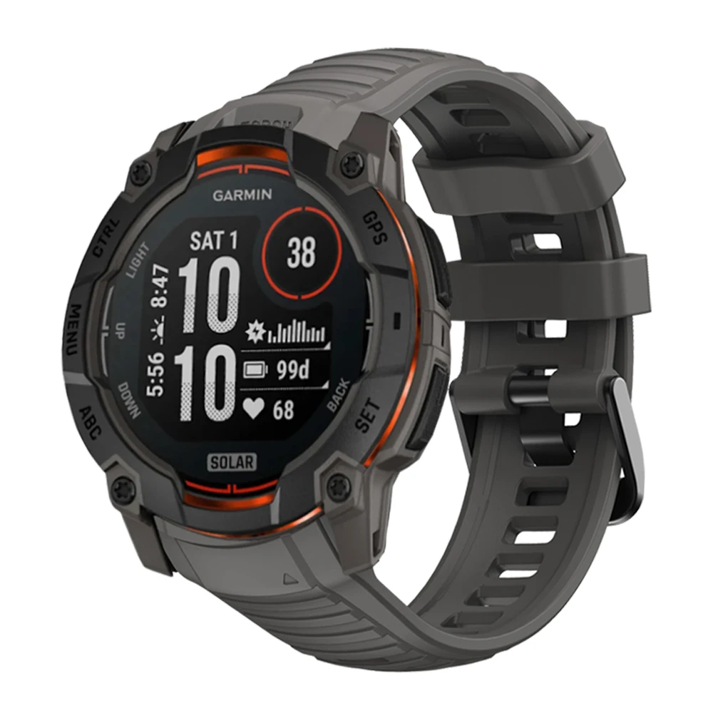 Enhanced Sport Silicone 26mm Strap - Premium Tactical Edition Replacement Wristband