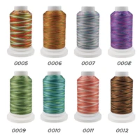 Sanbest Variegated Colors Polyester Embroidery Thread 1000M – Machine & Home Sewing Thread Factory Outlet - Image 3