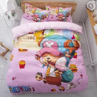 Bedding Sets Cartoon Chopper Quilt Bed Cover Duvet Cover Pillow Case 2-3 Pieces Sets Adult Children Size 1