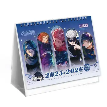 Calendario Jujutsu Kaisen 2025-2026 di doppio anno con nuovi personaggi e agenda mensile