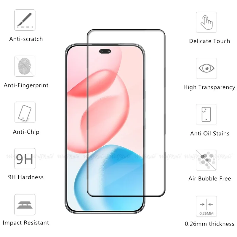Premium Tempered Glass Screen Protector - Full Cover 9H Hardness