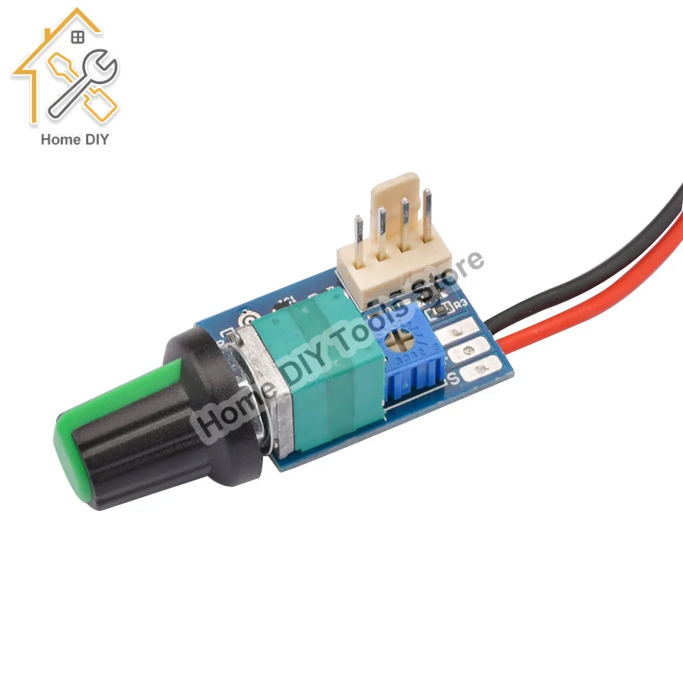 Micro Traders DC 12V Fan Speed Controller - Auto Temp Adjust Module For PC & Cooling Fans