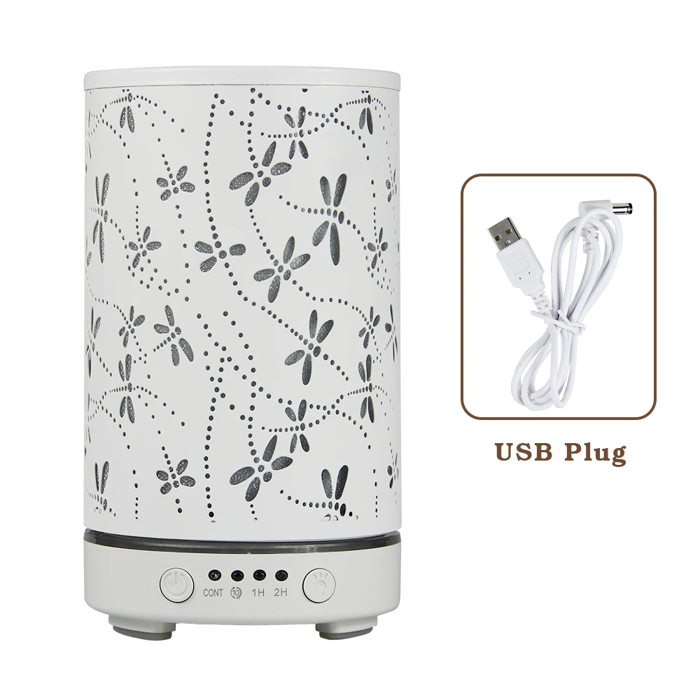 Dragonfly Cool Mist Essential Oil Diffuser with Auto Shut-Off, 100ml Capacity