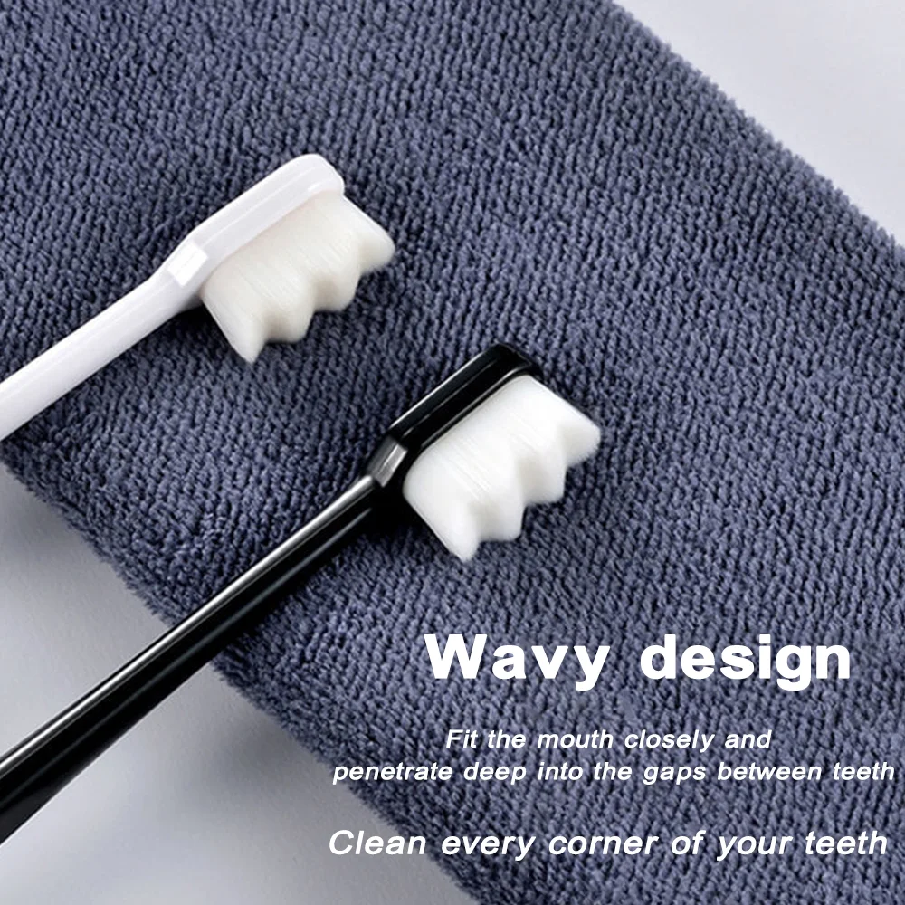 1-5pcs High Density Soft Bristle Sensitive Gums Gentle Deep Cleaning Manual Toothbrush Home Bathroom Travel Portable_voghion.com