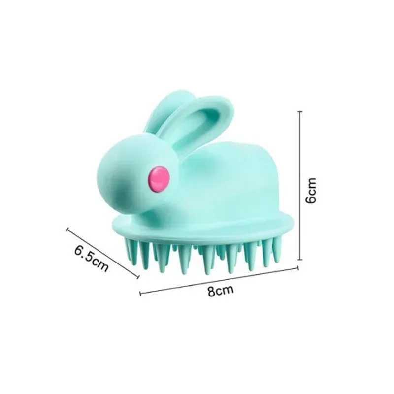 Silicone Shampoo Scalp Hair Massager Head Body Scalp Massage Brush Comb Hair Washing Comb Shower Brush Bath Spa Massage Brush images - 6