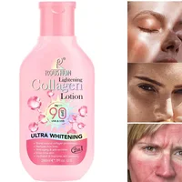 200ml Sunblock Lotion Sunscreen Collagen SPF90 UVA&UVB Ultra Whitening Reduce Fine Lines Even Tone Skin Improves Skin Elasticity 1