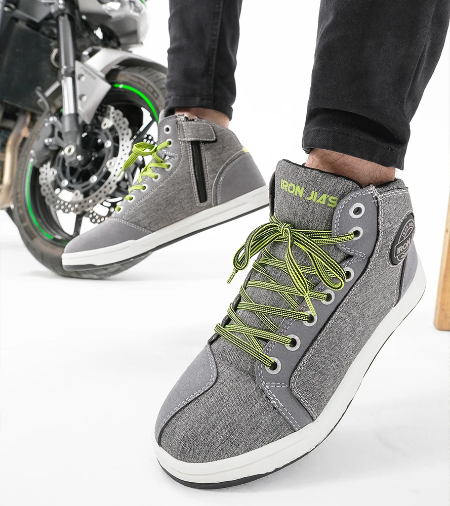 IRON JIA'S botte moto homme Homologué CE, Chaussures de Moto