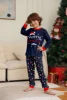 New Merry Christmas Print Mom Daughter Dad Son Matching Pajamas Set 2 Pieces Suit Soft Loose Loungewear Xmas Family Look Pyjamas 4