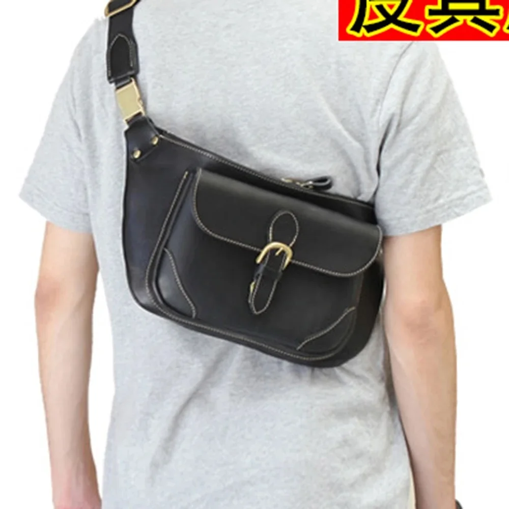 vintage chest bag 500gsm kraft paper sewing pattern leather craft die cutting template 42x20x5cm