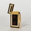 Luxury Ligne2 Lighter Brass Lacquer Smoking Tobacco Tools Cigarette Accessories Men Gift Collections Butane Gas 1