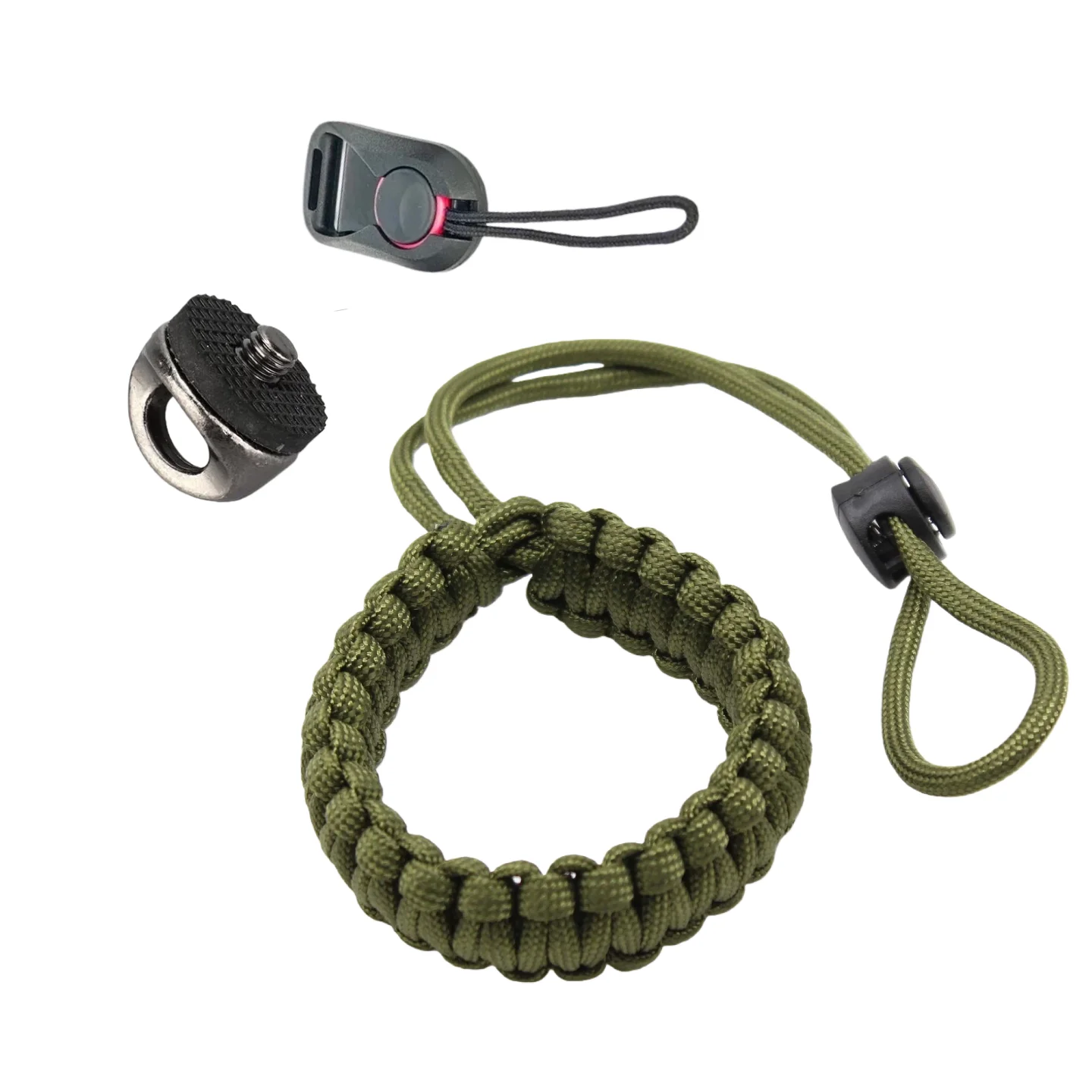Anti-Lost Weave Wrist Strap with 1/4 Screw
