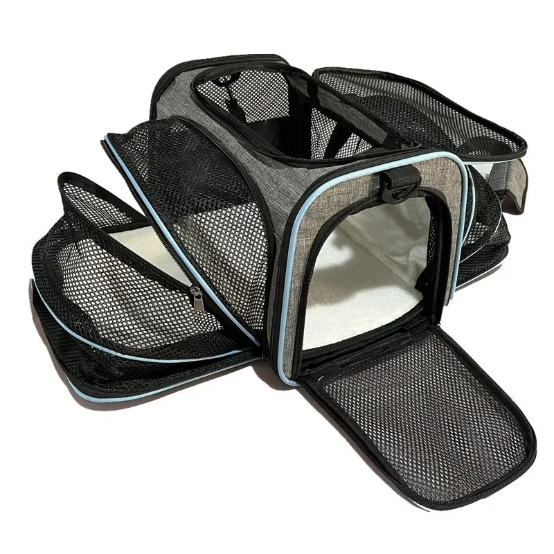

Pet Carriers Bag Portable Breathable Foldable Bag Cat Dog Carrier Bags Outgoing Outdoor Travel Pets Cats Handbag Safety Zippers