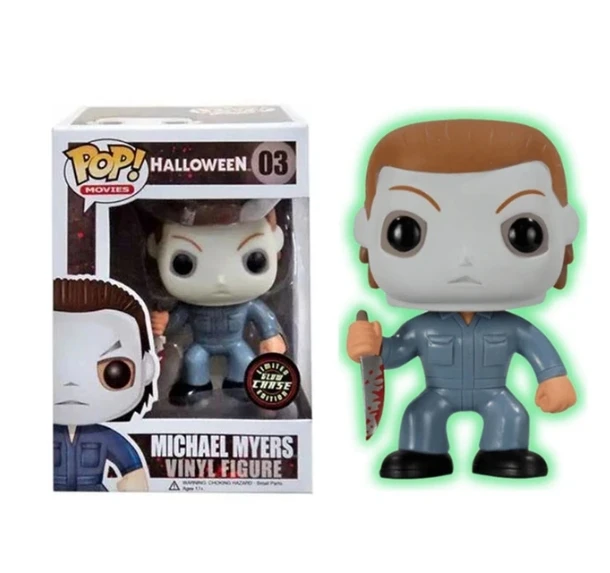 thumbnail image 1 of Funko Pop Jason 01 Limit Voorhees Freddy 02 Glows 03 Michael Myers 622 202 Jason 361 611 Freddy & jason 2 Modelo Juguetes para niños, 1 of 5